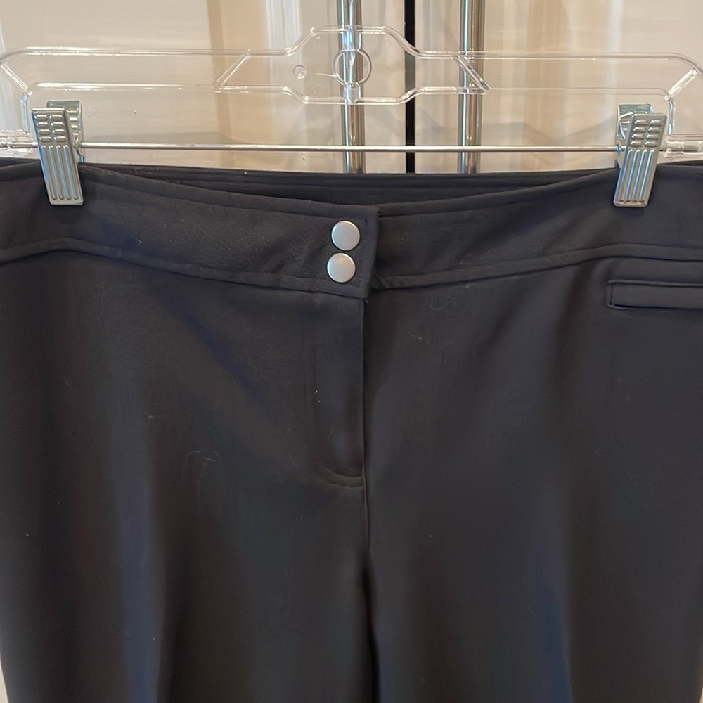 Anne Klein Trouser Pant Black 12P - Picture 3 of 9